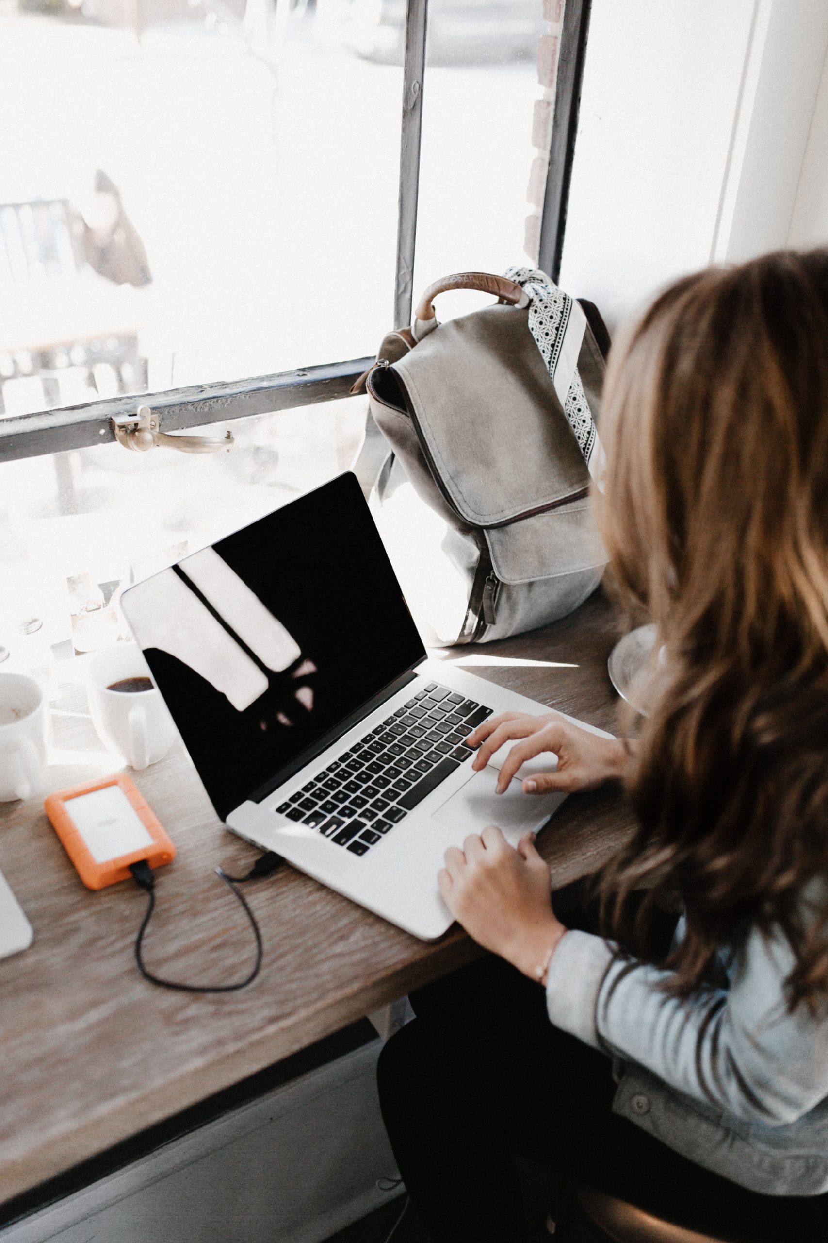 Women working at computer